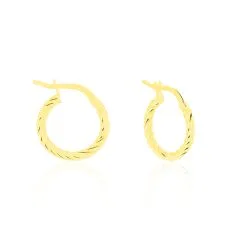 Histoire D'Or Créoles Bartimee Or Jaune