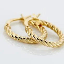 Histoire D'Or Créoles Bartimee Or Jaune -Boucles d'oreilles pendantes Soldes Boutique B3OFJW00EL view2