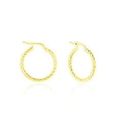 Histoire D'Or Créoles Bartimee Or Jaune