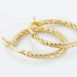 Histoire D'Or Créoles Bartimee Or Jaune 6 Histoire D'Or Créoles Bartimee Or Jaune -Boucles d'oreilles pendantes Soldes Boutique B3OFJW00EM view2