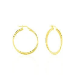 Histoire D'Or Créoles Maelia Or Jaune