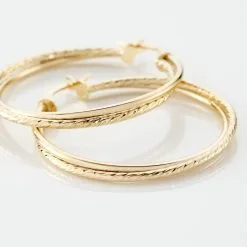 Histoire D'Or Créoles Maelia Or Jaune -Boucles d'oreilles pendantes Soldes Boutique B3OFJW00FA view2