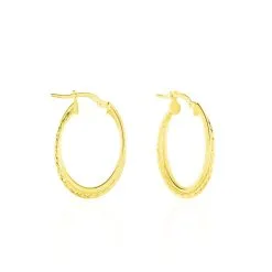 Histoire D'Or Créoles Maelia Or Jaune