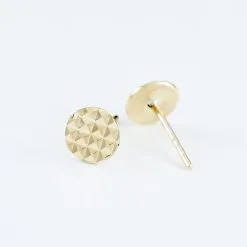 Histoire D'Or Boucles D'oreilles Puces Nabara Or Jaune -Boucles d'oreilles pendantes Soldes Boutique B3OFJW00FN view2