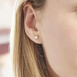 Histoire D'Or Boucles D'oreilles Puces Berangere Cercle 4 Or Jaune -Boucles d'oreilles pendantes Soldes Boutique B3OFJW00FO model0