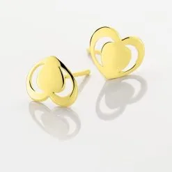 Histoire D'Or Boucles D'oreilles Puces Ramuncho Or Jaune -Boucles d'oreilles pendantes Soldes Boutique B3OFJW00G1 view2