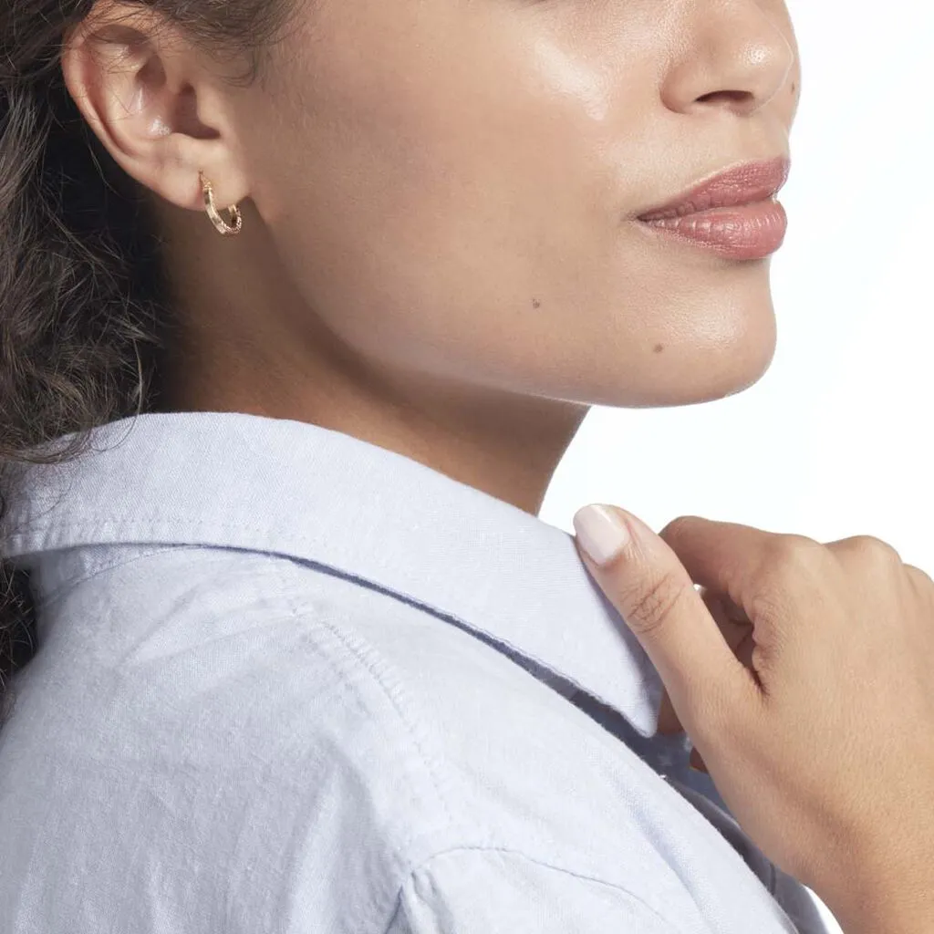 Histoire D'Or Créoles Xanthia Or Jaune 4 Histoire D'Or Créoles Xanthia Or Jaune – Image 4