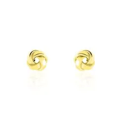 Histoire D'Or Boucles D'oreilles Puces Or Jaune Gauderique