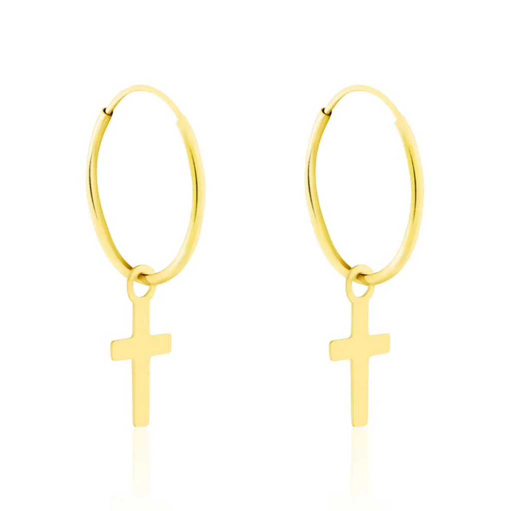 Histoire D'Or Créoles Belita Or Jaune 2 Histoire D'Or Créoles Belita Or Jaune – Image 2