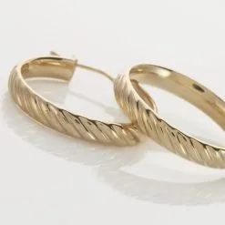 Histoire D'Or Créoles Mara Or Jaune -Boucles d'oreilles pendantes Soldes Boutique B3OFJW00GJ view2