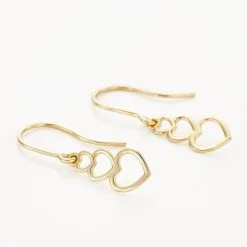 Histoire D'Or Boucles D'oreilles Pendantes Or Jaune Mayron -Boucles d'oreilles pendantes Soldes Boutique B3OFJW00GN view2