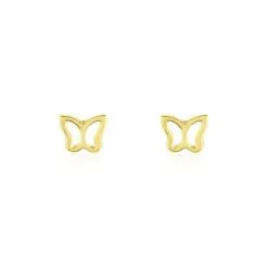 Histoire D'Or Boucles D'oreilles Puces Or Jaune Paphnuce