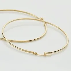 Histoire D'Or Créoles Agapanthe Or Jaune -Boucles d'oreilles pendantes Soldes Boutique B3OFJW00GT view2