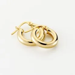 Histoire D'Or Créoles Ajania Or Jaune -Boucles d'oreilles pendantes Soldes Boutique B3OFJW00GV view2