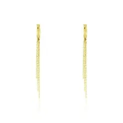 Histoire D'Or Boucles D'oreilles Pendantes Armoise Or Jaune