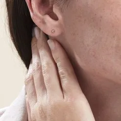 Histoire D'Or Boucles D'oreilles Puces Or Jaune Fidelia -Boucles d'oreilles pendantes Soldes Boutique B3OFJW00HK model0