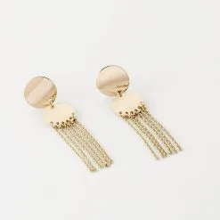 Histoire D'Or Boucles D'oreilles Pendantes Or Jaune Achillee -Boucles d'oreilles pendantes Soldes Boutique B3OFJW00HS view2