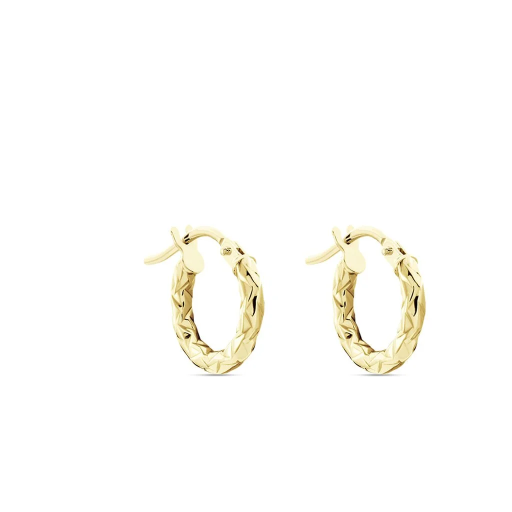 Histoire D'Or Créoles Cayla Or Jaune 2 Histoire D'Or Créoles Cayla Or Jaune – Image 2