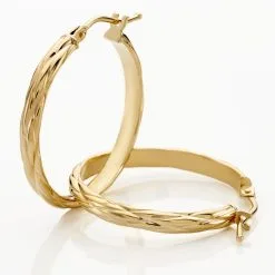 Histoire D'Or Créoles Vitali Or Jaune -Boucles d'oreilles pendantes Soldes Boutique B3OFJW00I2 view2