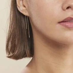 Histoire D'Or Boucles D'oreilles Pendantes Chloee Or Jaune -Boucles d'oreilles pendantes Soldes Boutique B3OFJW00PI model0