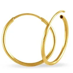 Histoire D'Or Créoles Dominae Or Jaune -Boucles d'oreilles pendantes Soldes Boutique B3OFJW0280 view3