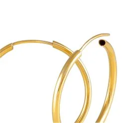 Histoire D'Or Créoles Valencina Or Jaune 9 Histoire D'Or Créoles Valencina Or Jaune -Boucles d'oreilles pendantes Soldes Boutique B3OFJW0284 view3