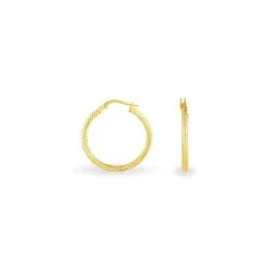 Histoire D'Or Créoles Ulrica Or Jaune -Boucles d'oreilles pendantes Soldes Boutique B3OFJW0314 view2