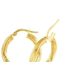 Histoire D'Or Créoles Anantha Or Jaune -Boucles d'oreilles pendantes Soldes Boutique B3OFJW0325 view3