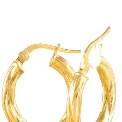 Histoire D'Or Créoles Anantha Or Jaune -Boucles d'oreilles pendantes Soldes Boutique B3OFJW0326 view3