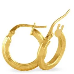 Histoire D'Or Créoles Ilana Or Jaune -Boucles d'oreilles pendantes Soldes Boutique B3OFJW0328 view3