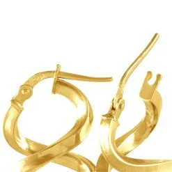 Histoire D'Or Créoles Helmine Or Jaune -Boucles d'oreilles pendantes Soldes Boutique B3OFJW0331 view3