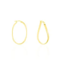 Histoire D'Or Créoles Silla Or Jaune