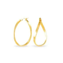 Histoire D'Or Créoles Silla Or Jaune 8 Histoire D'Or Créoles Silla Or Jaune -Boucles d'oreilles pendantes Soldes Boutique B3OFJW0349 view2