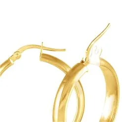 Histoire D'Or Créoles Vickie Or Jaune -Boucles d'oreilles pendantes Soldes Boutique B3OFJW0403 view3