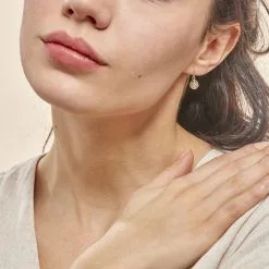 Histoire D'Or Boucles D'oreilles Pendantes Fidelia Boules Or Jaune -Boucles d'oreilles pendantes Soldes Boutique B3OFJW0514 model0