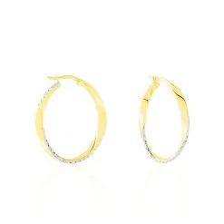 Histoire D'Or Créoles Doralynne Or Bicolore