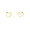 Histoire D'Or Boucles D'oreilles Puces Anne-maudae Coeurs Or Jaune