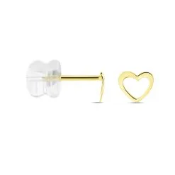 Histoire D'Or Boucles D'oreilles Puces Anne-maudae Coeurs Or Jaune 6 Histoire D'Or Boucles D'oreilles Puces Anne-maudae Coeurs Or Jaune -Boucles d'oreilles pendantes Soldes Boutique B3OFJW0783 view1