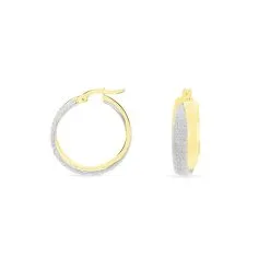 Histoire D'Or Créoles Lolly Or Bicolore -Boucles d'oreilles pendantes Soldes Boutique B3OFJW0909 view2