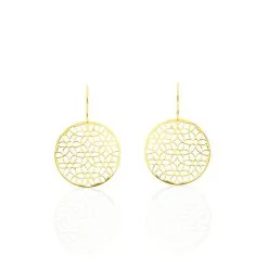 Histoire D'Or Boucles D'oreilles Pendantes Caterina Or Jaune