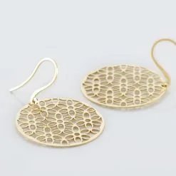 Histoire D'Or Boucles D'oreilles Pendantes Caterina Or Jaune -Boucles d'oreilles pendantes Soldes Boutique B3OFJW0914 view2
