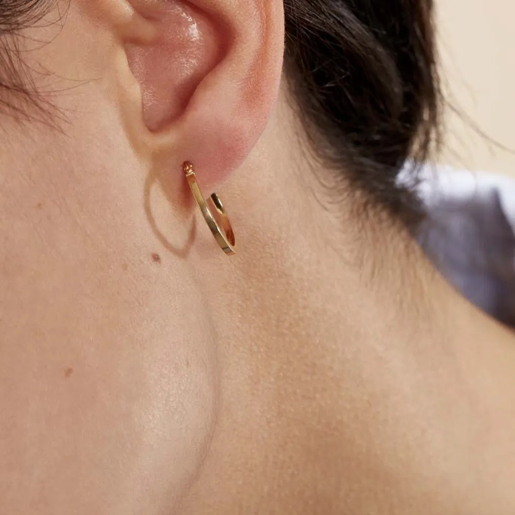 Histoire D'Or Créoles Thyrza Or Jaune 5 Histoire D'Or Créoles Thyrza Or Jaune – Image 5