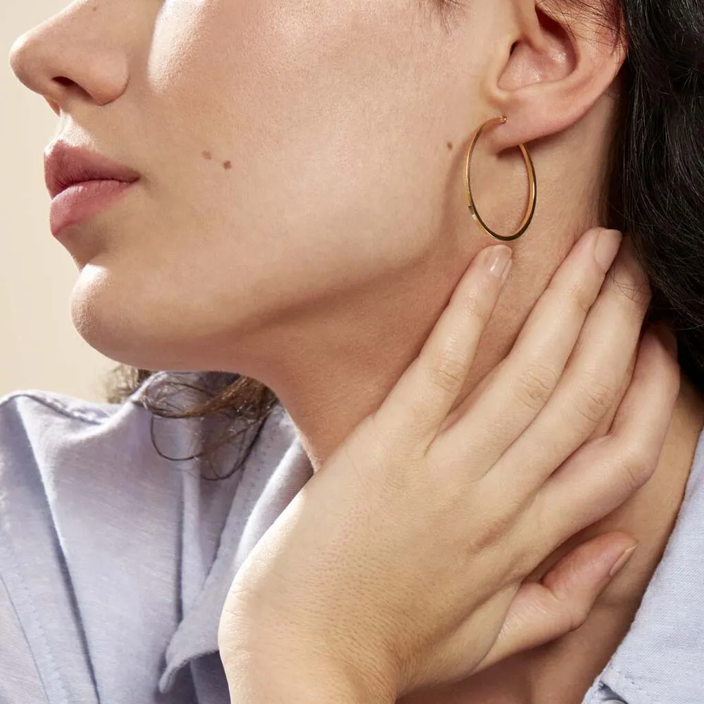 Histoire D'Or Créoles Thyrza Or Jaune 4 Histoire D'Or Créoles Thyrza Or Jaune – Image 4