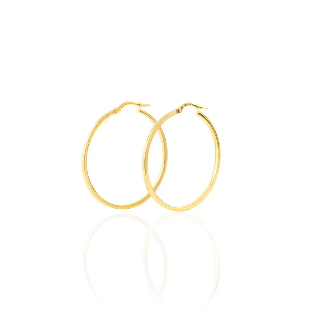 Histoire D'Or Créoles Thyrza Or Jaune 2 Histoire D'Or Créoles Thyrza Or Jaune – Image 2