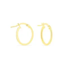 Histoire D'Or Créoles Telya Or Jaune -Boucles d'oreilles pendantes Soldes Boutique B3OFJW0933 view2