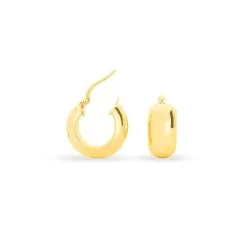 Histoire D'Or Créoles Telly Or Jaune -Boucles d'oreilles pendantes Soldes Boutique B3OFJW0935 view2