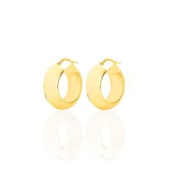 Histoire D'Or Créoles Telly Or Jaune -Boucles d'oreilles pendantes Soldes Boutique B3OFJW0936 view1
