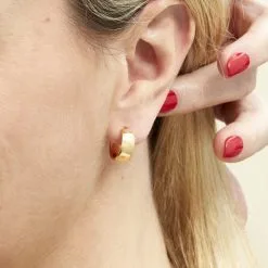 Histoire D'Or Créoles Terezia Or Jaune -Boucles d'oreilles pendantes Soldes Boutique B3OFJW0938 model0