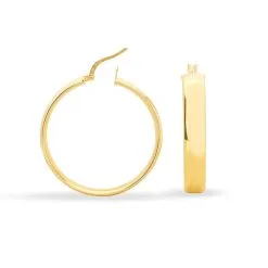 Histoire D'Or Créoles Terezia Or Jaune -Boucles d'oreilles pendantes Soldes Boutique B3OFJW0941 view2