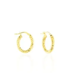 Histoire D'Or Créoles Udara Or Jaune